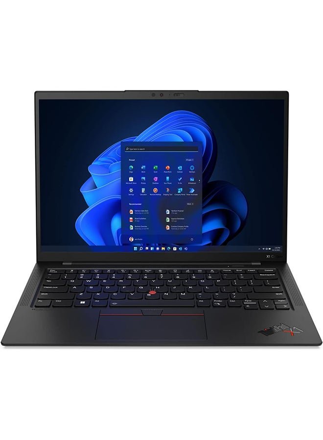 ThinkPad X1 Carbon Gen 10 Laptop With 14 - Inch Display, Core i7 - 1260P Processor/16GB RAM/2TB SSD/Integrated Graphics/Windows 11 Pro English Black - 2TB SSD - 14 - inch - Integrated Graphics