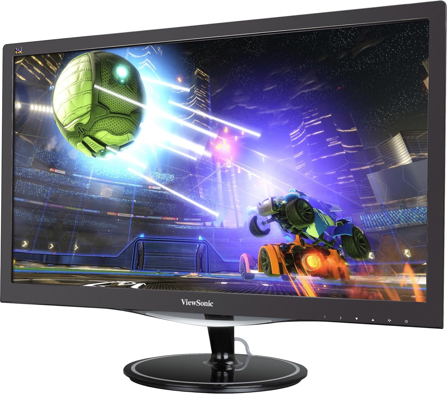 ViewSonic VX2457-MHD 24 Gaming Monitor - Full HD 1080p resolution and TN panel for exceptional performance 7626782374370D