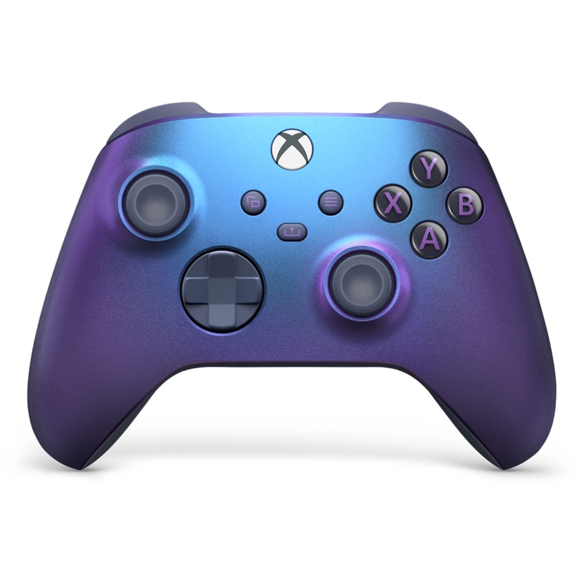 Xbox Wireless Controller Stellar Shift Special Edition in Blue & Purple - Modern design with improved ergonomics for better gameplay. AF-QAU-00087