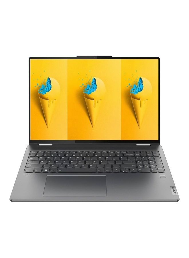 Yoga 7 2 - In - 1 Convertible Laptop With 16 Inch FHD Display, Intel Core i5 - 1335U Processor,8GB RAM,512GB SSD, Windows 11 English Storm Grey - 512GB SSD - 16 - inch - Intel Iris Xe