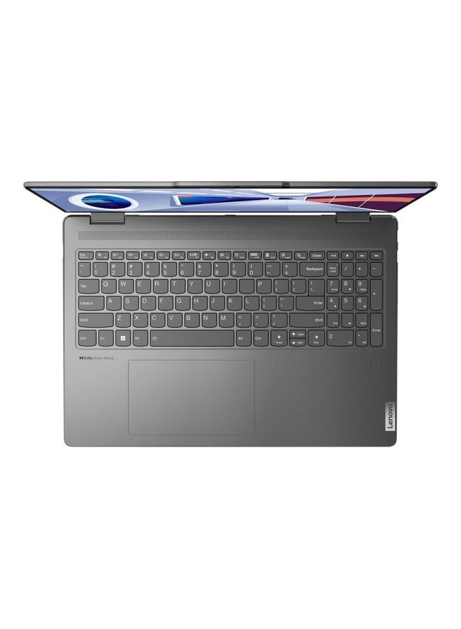 Yoga 7 2 - In - 1 Convertible Laptop With 16 Inch FHD Display, Intel Core i5 - 1335U Processor,8GB RAM,512GB SSD, Windows 11 English Storm Grey - 512GB SSD - 16 - inch - Intel Iris Xe