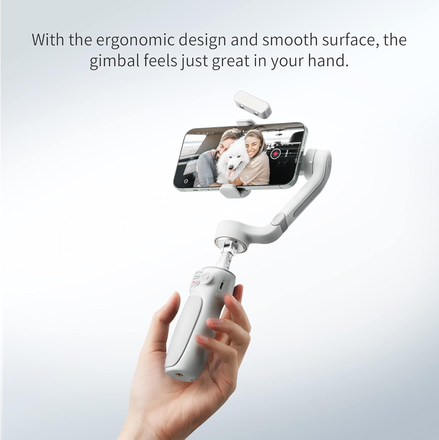 Zhiyun SM-117 Smooth-Q4 3-Axis Mobile Gimbal Stabilizer - Adjustable brightness levels 6970194087054