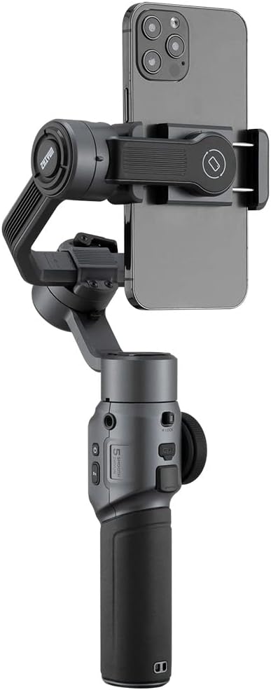 Zhiyun Smooth 5 Combo Smartphone Gimbal - Includes gimbal, mini tripod, USB cable, and wrist strap. 6970194086750