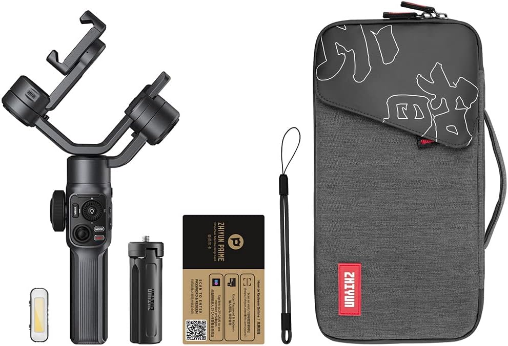 Zhiyun Smooth 5 Combo Smartphone Gimbal - Portable and lightweight design for on-the-go shooting. 6970194086750