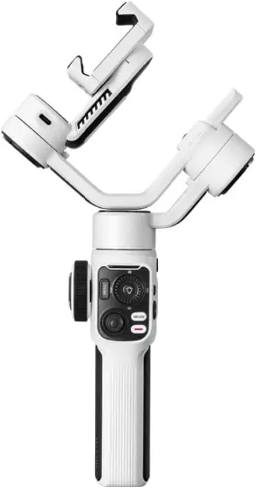Zhiyun Smooth 5S Gimbal Phone in White - Capture smooth and stable footage with this innovative gimbal. 6970194087214