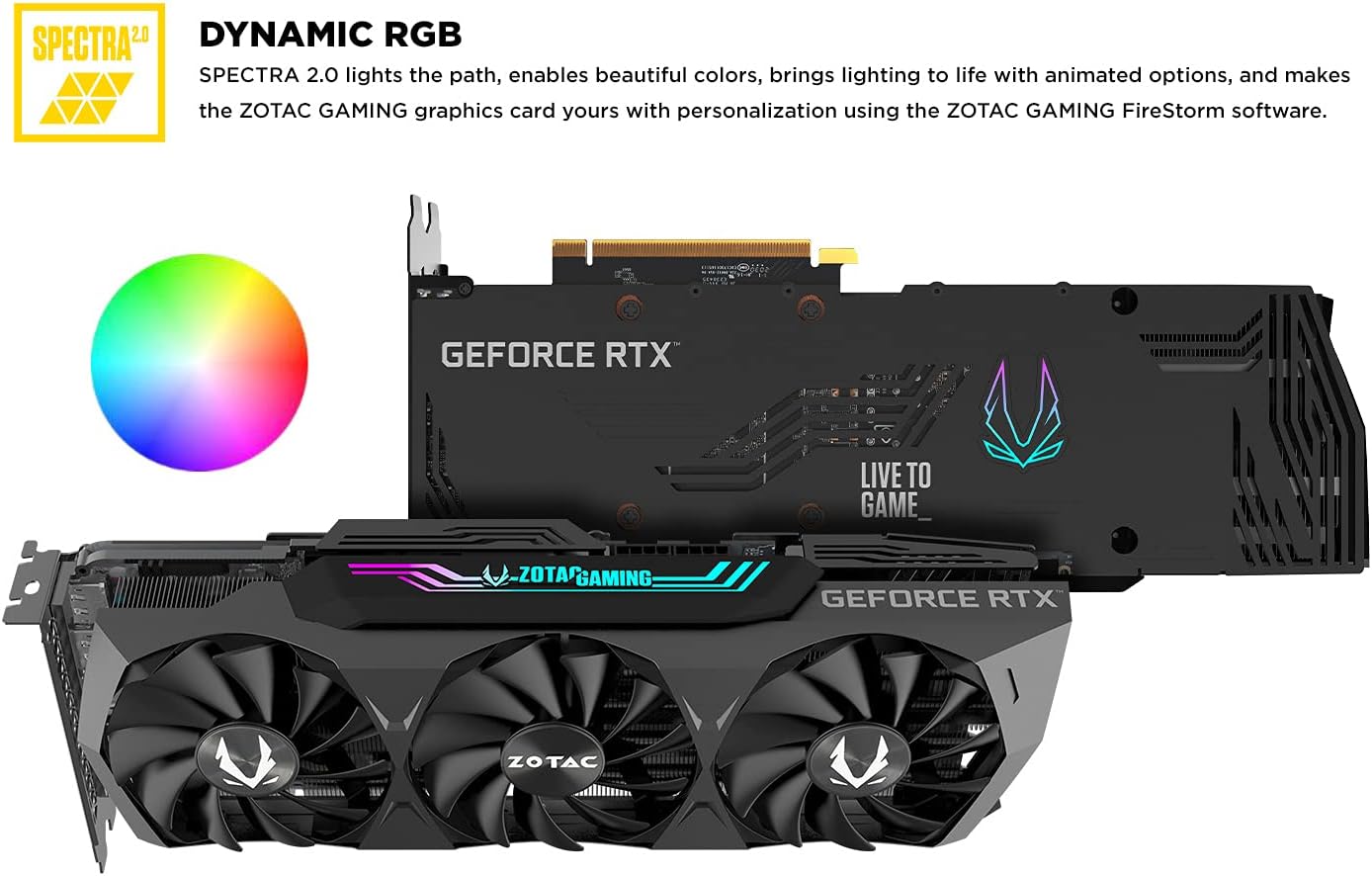 ZOTAC RTX 3080 Ti Trinity: 8K Ready, 4 Display Ready, HDCP 2.3, VR Ready for immersive gaming experiences 0810012082211