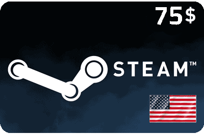 USA Steam Cards - $75