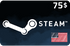 USA Steam Cards - $75