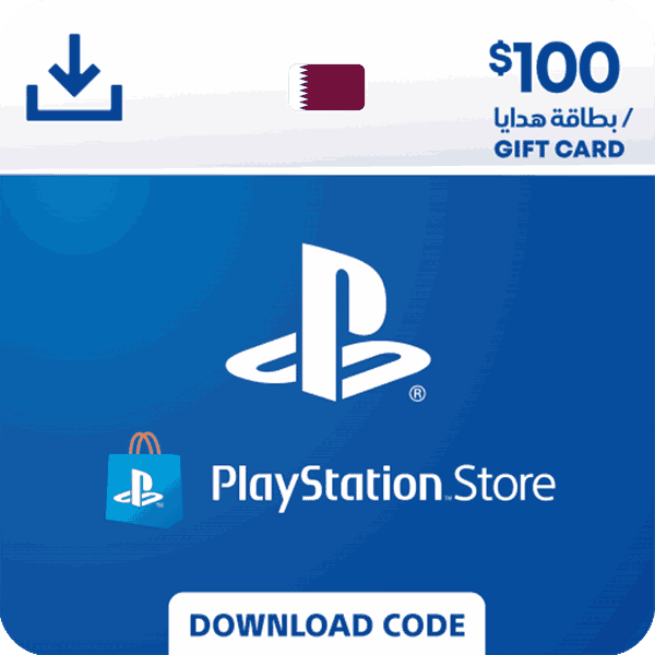 PlayStation Network Gift Card 100 USD  - PSN Qatar